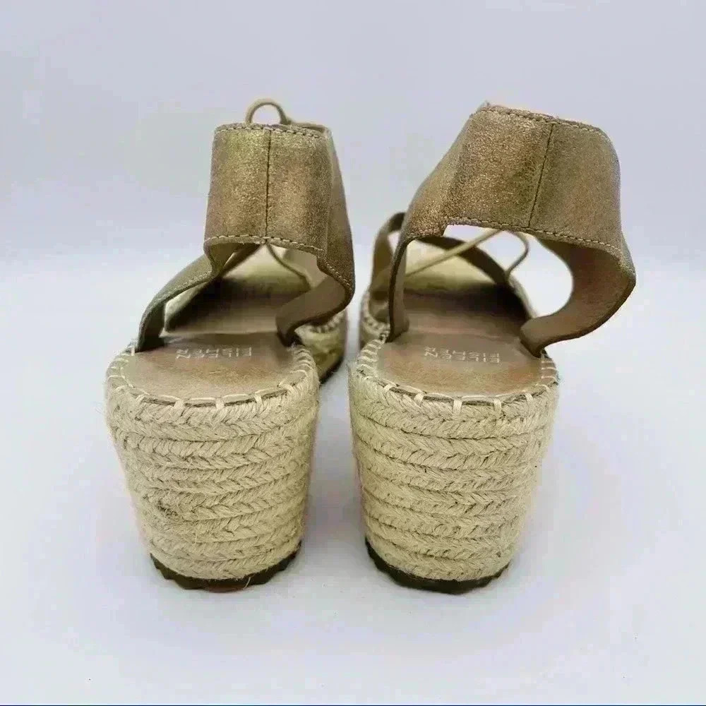 Eileen Fisher Agnes Espadrille Wedge Sandal - Picture 6 of 7